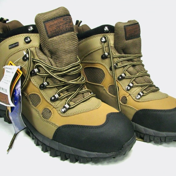Mens Bluff Creek Work Boots Steel Toe Tan Black Waterproof Size 12 With Tags main image 7
